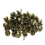 Maxbell 100xAntique Upholstery Tacks Nails Furniture Decor Bronze Stud Pins 20x25mm