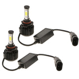 Maxbell 2 Pieces Car LED COB Headlight Fog Work Light Lamp Indicator DRL 9012