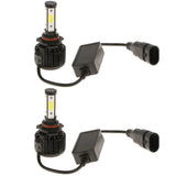 Maxbell 2 Pieces Car LED COB Headlight Fog Work Light Lamp Indicator DRL 9012