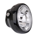 Maxbell 7" Halogen Motorcycle White LED Halo Ring H4 Light Bulb Headlight For Harley