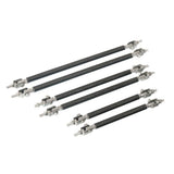 Maxbell Adjustable Front Bumper Lip Splitter Strut Rod Tie Support Bars Universal