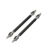Maxbell Adjustable Front Bumper Lip Splitter Strut Rod Tie Support Bars Universal