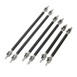 Maxbell Adjustable Front Bumper Lip Splitter Strut Rod Tie Support Bars Universal