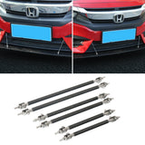 Maxbell Adjustable Front Bumper Lip Splitter Strut Rod Tie Support Bars Universal