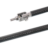 Maxbell Adjustable Front Bumper Lip Splitter Strut Rod Tie Support Bars Universal