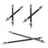 Maxbell Adjustable Front Bumper Lip Splitter Strut Rod Tie Support Bars Universal