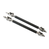 Maxbell Adjustable Front Bumper Lip Splitter Strut Rod Tie Support Bars Universal