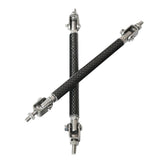Maxbell Adjustable Front Bumper Lip Splitter Strut Rod Tie Support Bars Universal