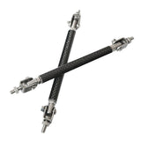 Maxbell Adjustable Front Bumper Lip Splitter Strut Rod Tie Support Bars Universal