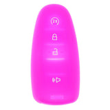 Maxbell Keyless Entry Car Key Shell Case Fob Cover Protector for Ford Edge Purple