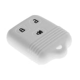 Maxbell 3 Buttons Remote Key Silicone Case Cover For Ford F-150 Mercury Mazda White