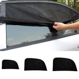 Maxbell 1 Pair Car Rear Side Window Sun Visor Mesh Covers Sunshade UV Protector S