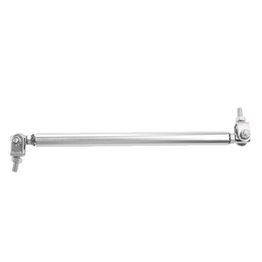 Maxbell 1 Pair Car Adjustable Front Bumper Lip Splitter Rods Support Bar 15CM Silver