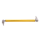 Maxbell 1 Pair Car Adjustable Front Bumper Lip Splitter Rods Support Bar 15CM Gold