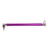 Maxbell 1 Pair Car Adjustable Front Bumper Lip Splitter Rods Support Bar 15CM Purple