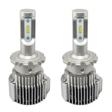 Maxbell Pair Adjustable Focus Length D1/D2/D3/D4 LED Headlight Bulbs Conversion Kit