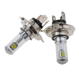 Maxbell 1 Pair Car H4 2525 8-LED DRL Fog Driving Lights Lamps 80W 1500Lm 6000K White