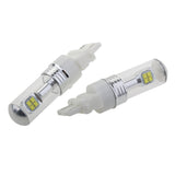 Maxbell 1 Pair Car 3157 8-LED DRL Fog Driving Lights Lamps 80W 1500Lm - 6000K White