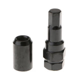 Maxbell 20 Pieces Universal M12x1.5MM Black Wheel Rim Lug Nuts with Removal Tool