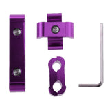 Maxbell Spark Plug Wires Engine Cable Separator Divider 8mm 9mm 10mm Aluminum Purple