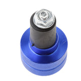 Maxbell Motorcycle Handlebar Hand Grip Bar Ends Plug Slider for Yamaha Blue