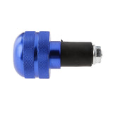 Maxbell Motorcycle Handlebar Hand Grip Bar Ends Plug Slider for Yamaha Blue