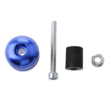 Maxbell Motorcycle Handlebar Hand Grip Bar Ends Plug Slider for Yamaha Blue
