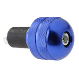 Maxbell Motorcycle Handlebar Hand Grip Bar Ends Plug Slider for Yamaha Blue