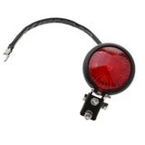 Maxbell Black Motorcycle LED Rear Stop Tail Light for Custom Streefighter Red