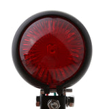 Maxbell Black Motorcycle LED Rear Stop Tail Light for Custom Streefighter Red