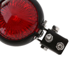 Maxbell Black Motorcycle LED Rear Stop Tail Light for Custom Streefighter Red