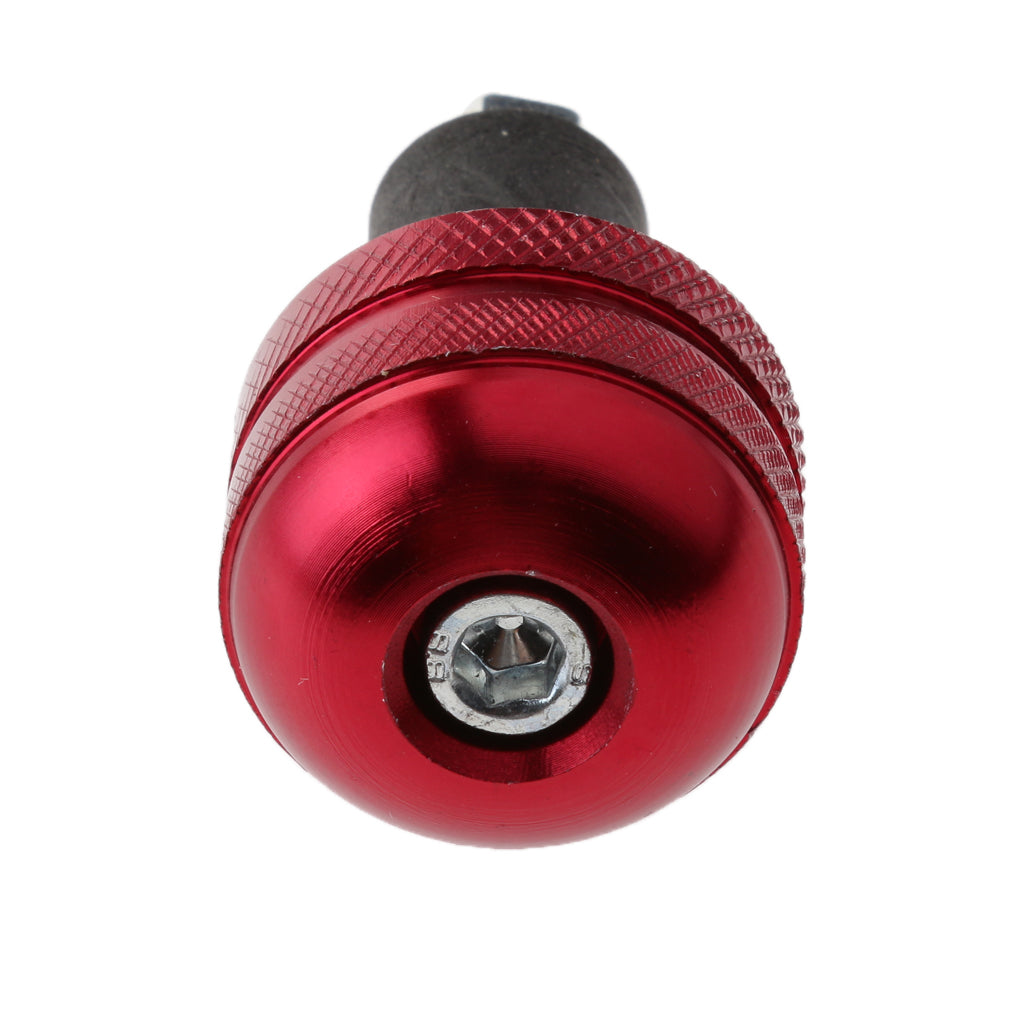 Maxbell Motorcycle Handlebar Hand Grip Bar Ends Plug Slider for Yamaha Red