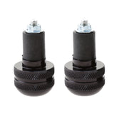 Maxbell Motorcycle Handlebar Hand Grip Bar Ends Plug Slider for Yamaha Black