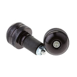 Maxbell Motorcycle Handlebar Hand Grip Bar Ends Plug Slider for Yamaha Black