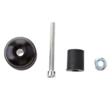 Maxbell Motorcycle Handlebar Hand Grip Bar Ends Plug Slider for Yamaha Black
