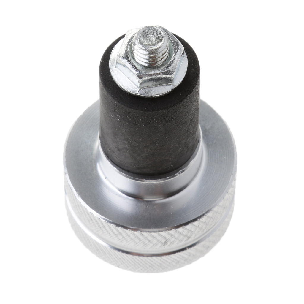 Maxbell Motorcycle Handlebar Hand Grip Bar Ends Plug Slider for Yamaha Silver