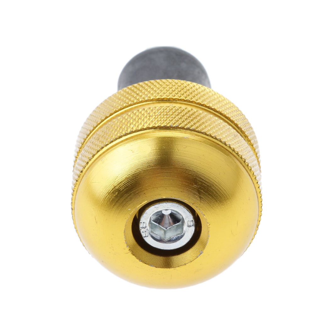 Maxbell Motorcycle Handlebar Hand Grip Bar Ends Plug Slider for Yamaha Gold
