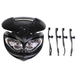 Maxbell Universal 12V Dual Sport Head Light Fairing for Motorcycle Dirt Bike Black