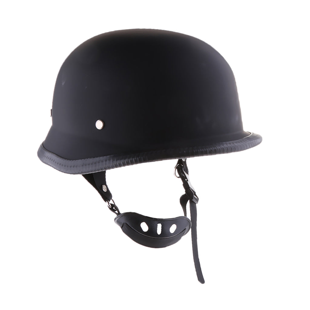 Maxbell Motorcycle Cruiser Vintage Half Helmet Sun Shield for Harley XL Black