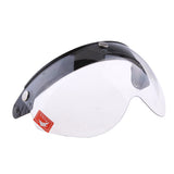 Maxbell Motorcycle Helmets 3/4 Face 3 Snap Flip Up Visor Shield with Lens Clear