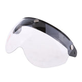 Maxbell Motorcycle Helmets 3/4 Face 3 Snap Flip Up Visor Shield with Lens Clear