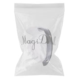 Maxbell Motorcycle Helmets 3/4 Face 3 Snap Flip Up Visor Shield with Lens Clear