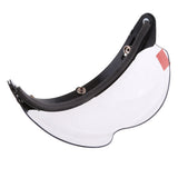 Maxbell Motorcycle Helmets 3/4 Face 3 Snap Flip Up Visor Shield with Lens Clear