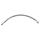 Maxbell 65cm Motorcycle Stainless Steel Braided Brake Oil Hose Line Fitting Silver