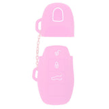 Maxbell Car Remote Key 3Button Protective Silicone Case Cover For Porsche Pink