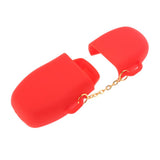 Maxbell Car Remote Key 3Button Protective Silicone Case Cover For Porsche Red