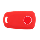 Maxbell Replacement Car 3-Button Remote Key Silicone Case Cover for Opel - Red