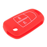 Maxbell Replacement Car 3-Button Remote Key Silicone Case Cover for Opel - Red