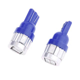 Maxbell 2 Pieces T10 6 SMD 5630 5W 194 W5W LED Car Side Wedge Light Bulb Blue