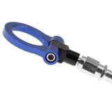 Maxbell Auto Part Car Trailer Towing Round Hook Keychain Key Ring  Blue